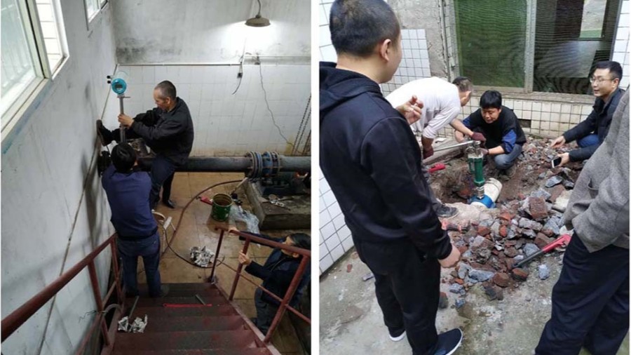 璧山區水利局插入式電磁麻豆小视频免费安裝現場